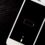 iPhone batterij leeg logo