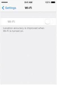 iPhone 6 Wifi Greyed Out