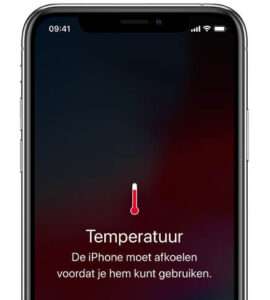 Oververhitte iPhone 